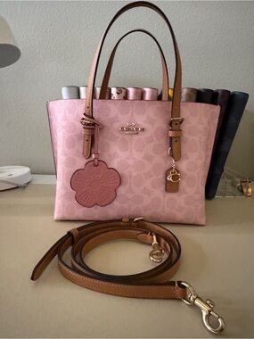 Coach Pink Powder Molly tote with tags